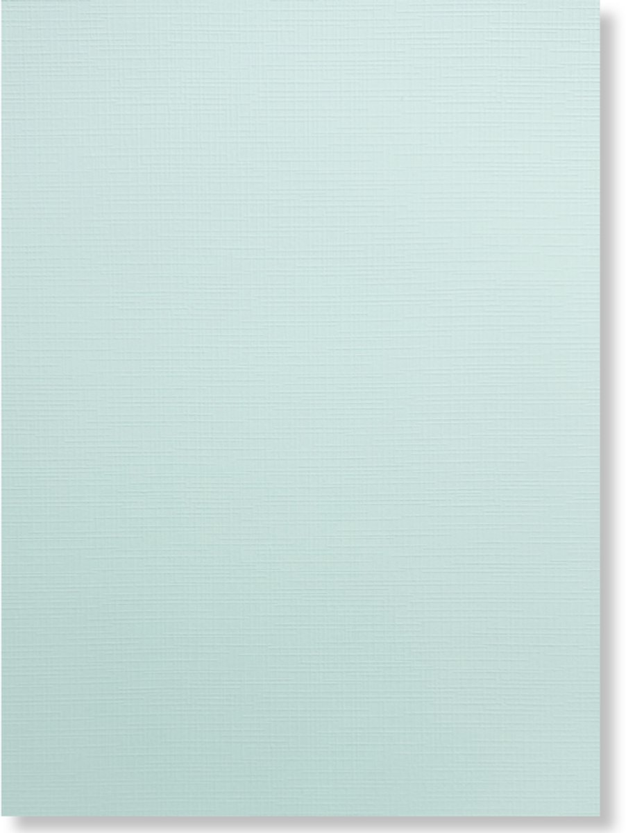 20 Linnen Kaarten papier - A4 - Middengroen - Cardstock - 29,7x21cm - 240 grams - Karton