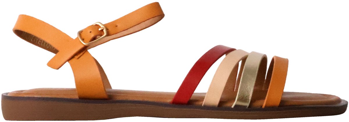 Platte sandalen met bandje