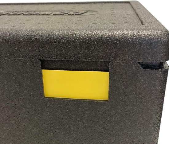Isolatiemodule - Voedseltransport Box - Warm Koud Houden - Luchtdichte Sluiting - 60x40x25.7 cm - Zwart — afbeelding 3