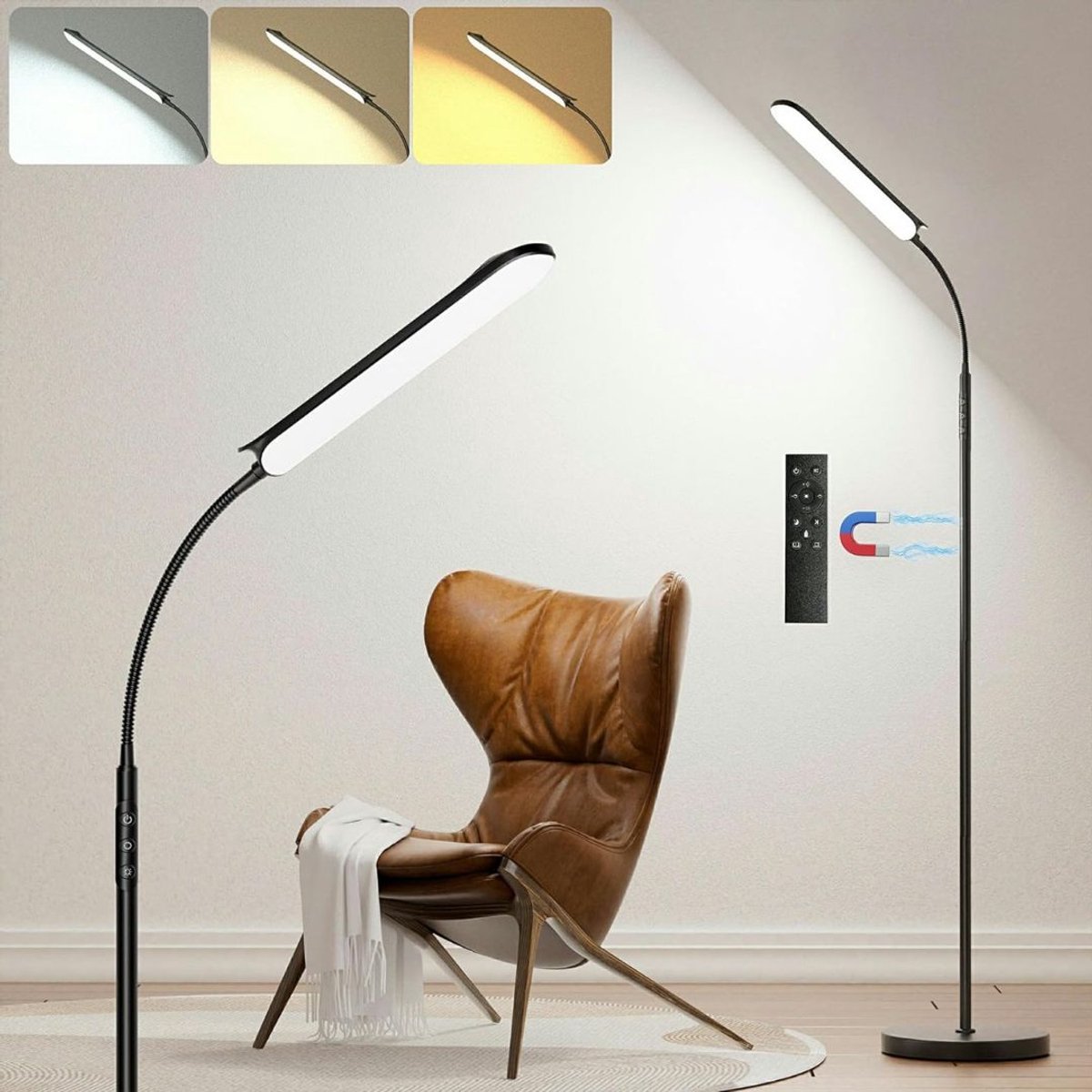 CRLYN® Hoeklamp - Vloerlamp - Staande Lamp