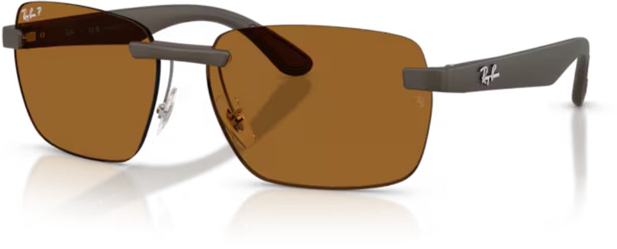 RAY-BAN RB4470 POLARIZED LENSES Mat Zand bruin