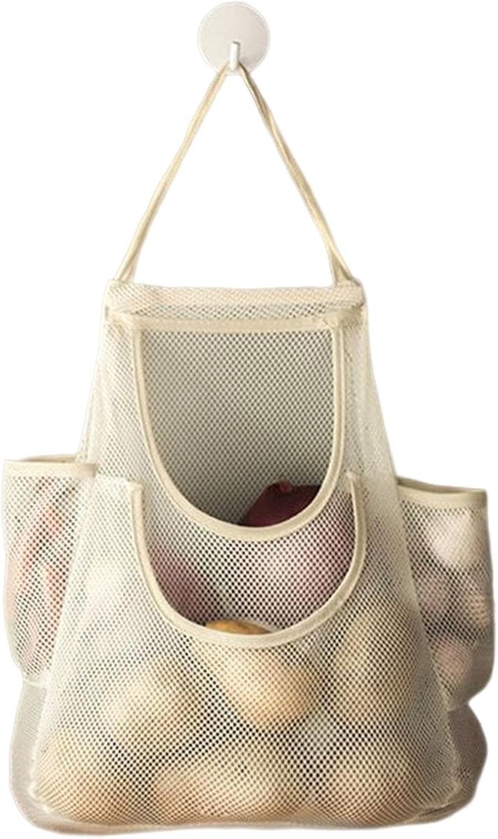 Opbergzakken - Mesh zakken - Keuken organiseren - Hangend ontwerp - 51 cm - Meerkleurig