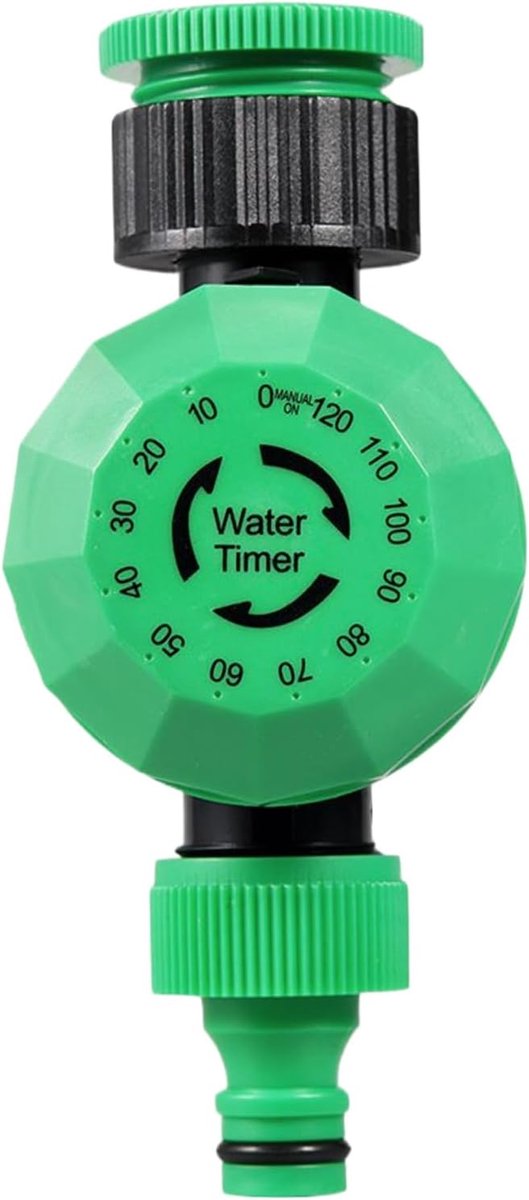 Slang Timer - Automatische Irrigatie - Tuin Bewateren - Mechanisch Zonder Stroom - 7 x 9 x 7 cm - Zwart