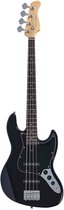 Sire V1 4/BK Marcus Miller 4-snarige Passieve Jazz Bas Zwart met Palissander Toets