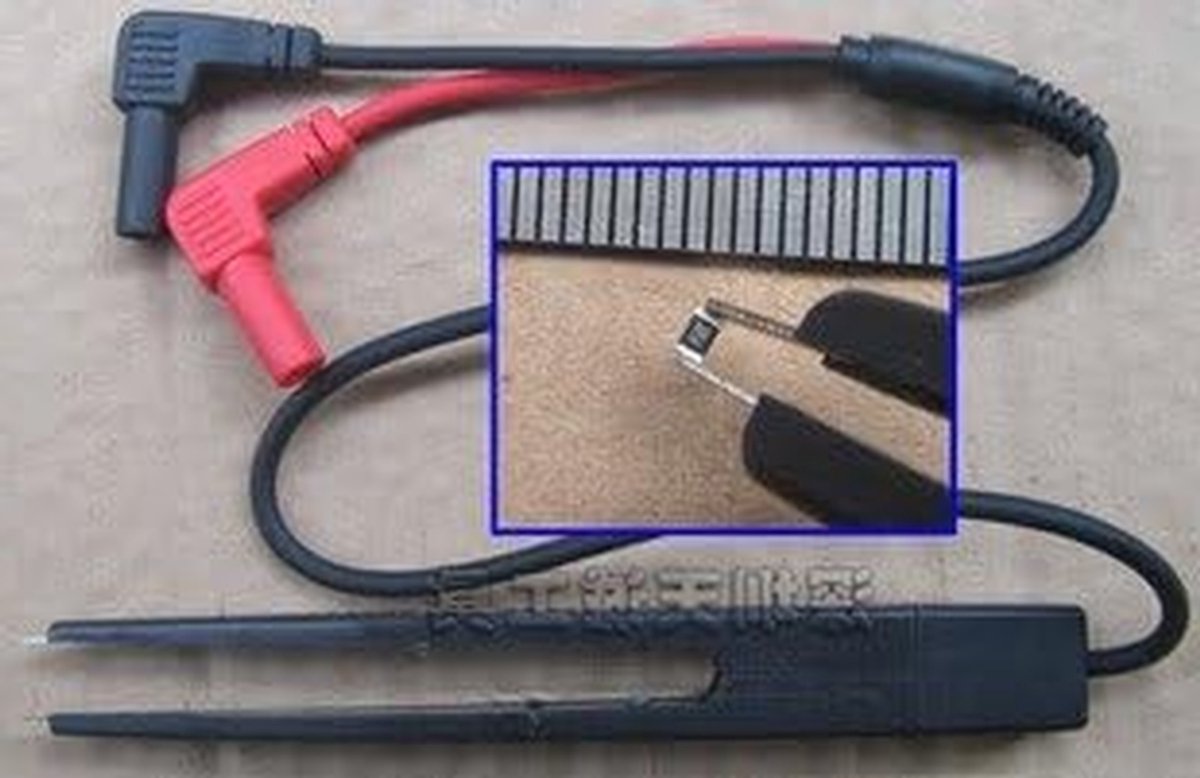 Multimeter Kabel met Klemmen - Meetkabel SMD - Elektronica Testen - Precisie SMD Klemmen - 100 g - Multicolor