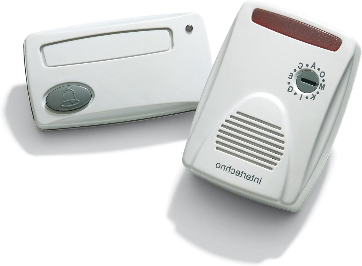 Draadloze Deurbel Set - Gong met Knipperlicht - Aankondigen Bezoekers - Rood Knipper Signaal