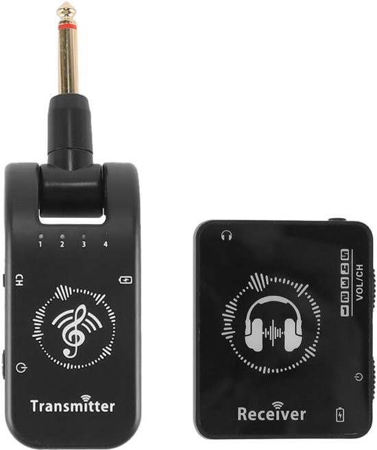 Draadloos Oortje Systeem - In Ear Monitor - Muziek Optreden - 2.4GHz Stabiele Verbinding - 40 Meter Bereik - Zwart — afbeelding 4