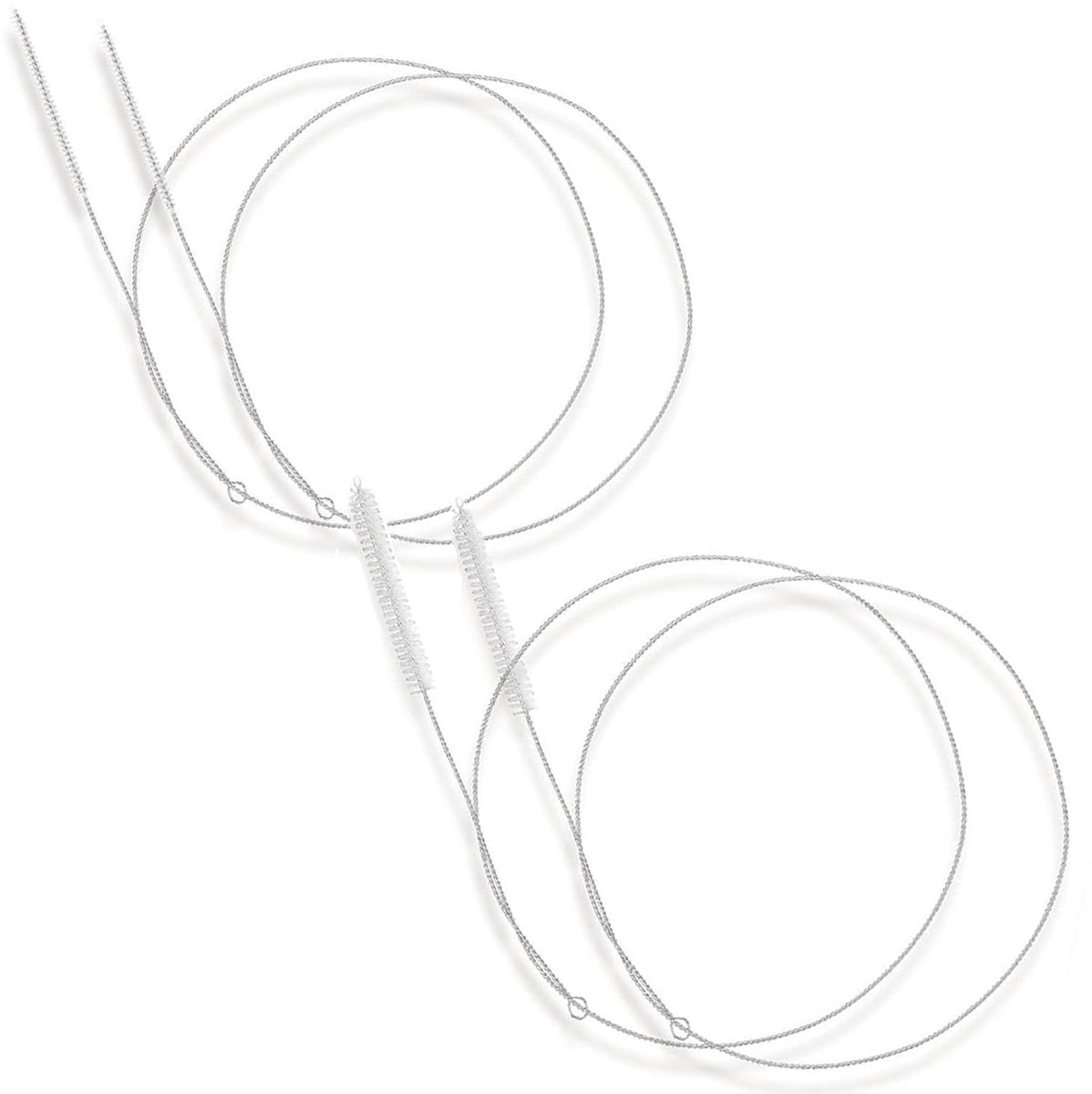 Set van 4 slangborstels, extra lange reinigingsborstel, buisreiniger, buisborstel voor rietbuis, multifunctionele reinigingsborstel, 100 cm, slang, flessen, koelkastafvoer