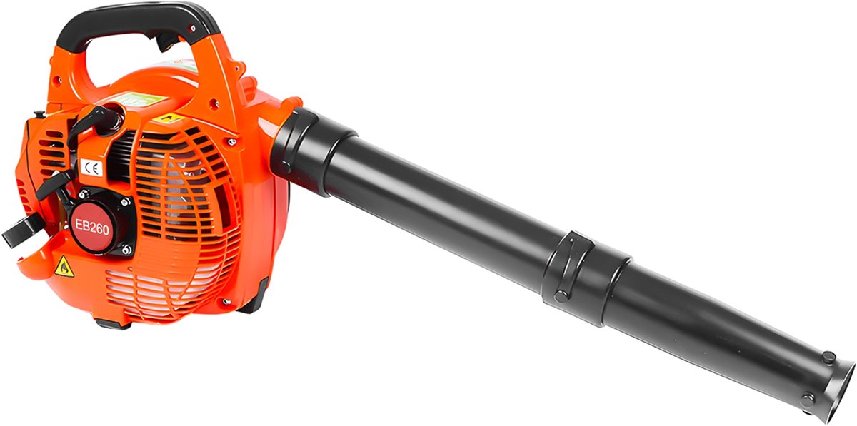 Blaasmachine - Bladblazer - Bladblazer op benzine - Sneeuwblazer op benzine - Bladblazer op benzine - Oranje/zwart - 710 g/kWh