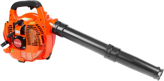 Blaasmachine - Bladblazer - Bladblazer op benzine - Sneeuwblazer op benzine - Bladblazer op benzine - Oranje/zwart - 710 g/kWh