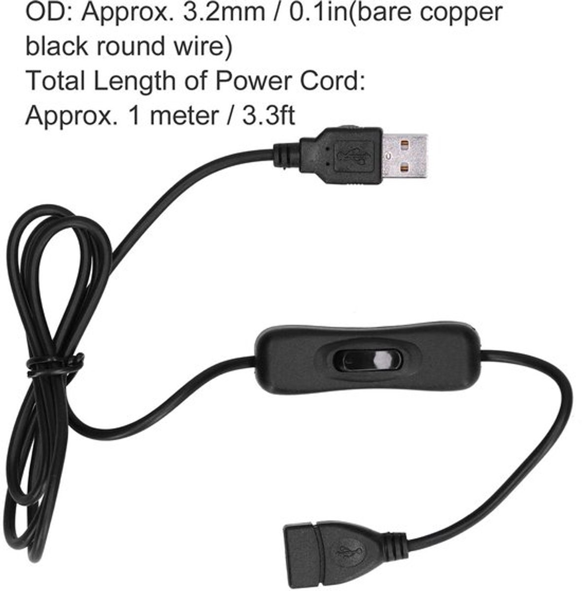 SPHProducts - USB-schakelaar-verlengkabel - USB-kabel met