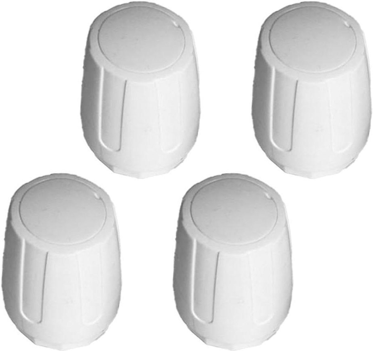 Handwielschakelaars Verwarming - Radiator Knoppen - Temperatuur Regelen - Betrouwbare Verbinding - M30x1.5 - Wit