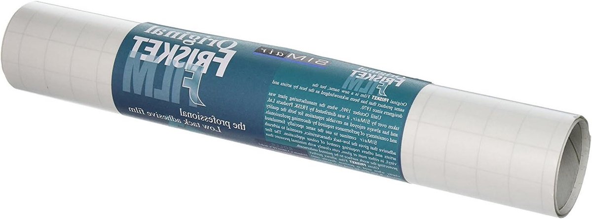 Masking Film - Afdekfolie Tekenfolie - Airbrush Schilderen - Lage Kleefkracht - 381 x 3.66 mm - Wit