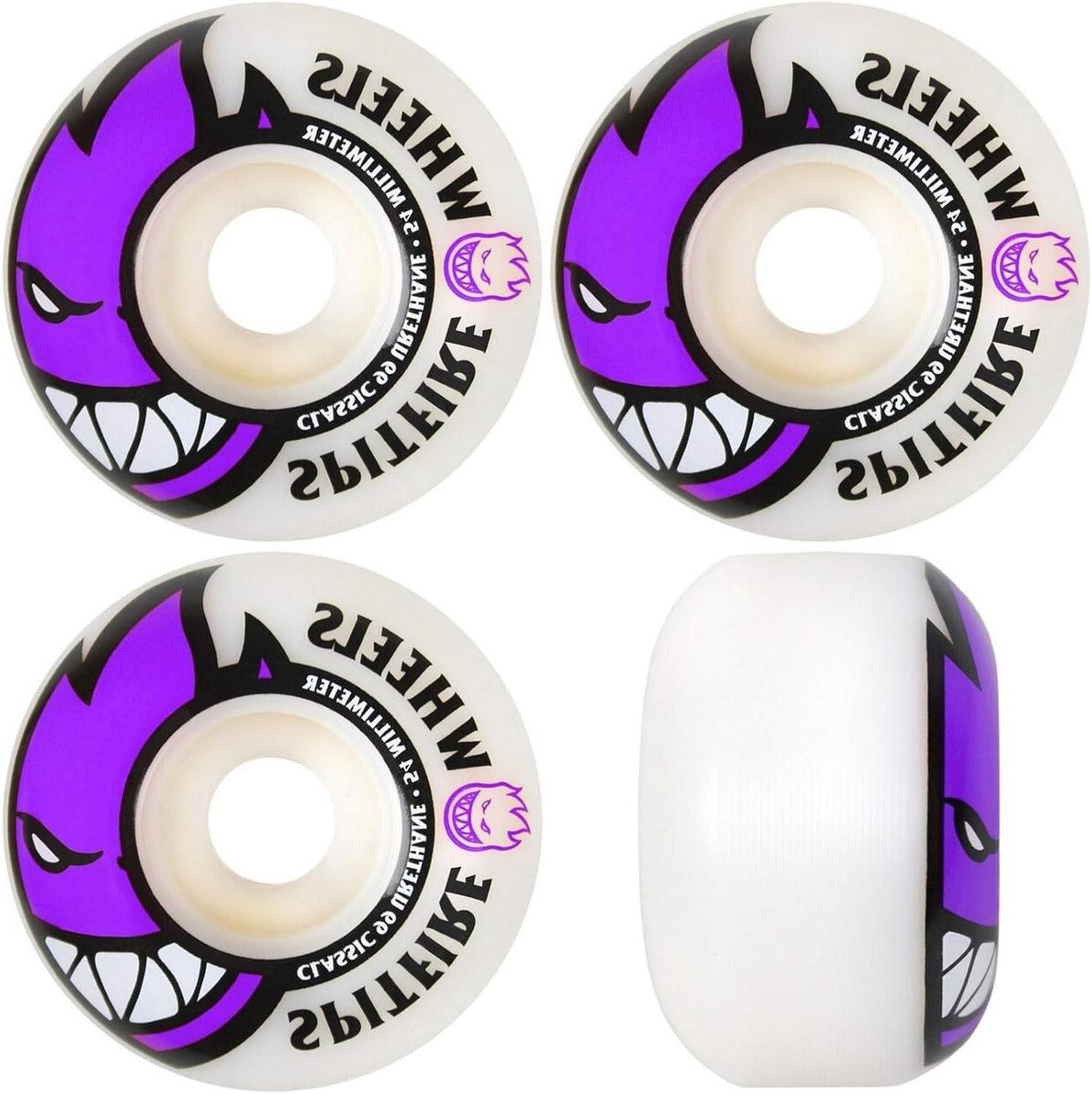 Skateboard Wielen Wielenset Skateboardonderdelen Straat Skaten Klassieke Urethaan Mix 54 mm 99A Violet