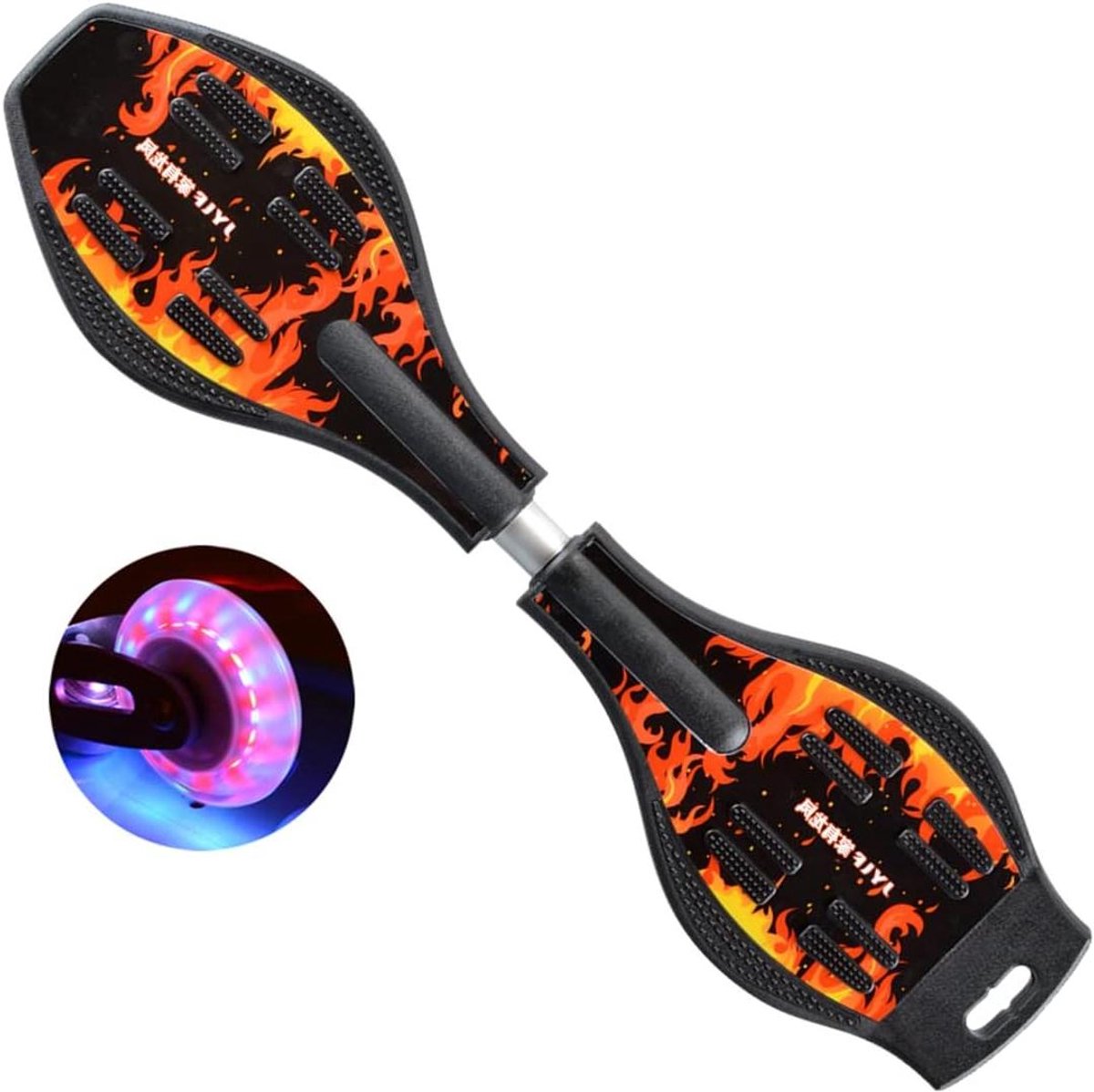 Waveboard Kinderen Street Surfboard Router Leren Surfen Dubbel Deck Ontwerp 87 x 23 cm Draak