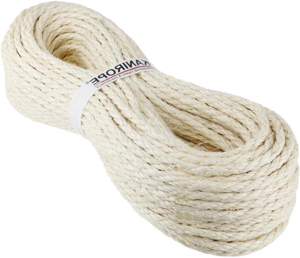 Sisal Touw - Agave Touw Natuurlijk Touw - Knutselen en Vlechten - 4-punts Gedraaid - 40mm Diameter - Natuurlijk