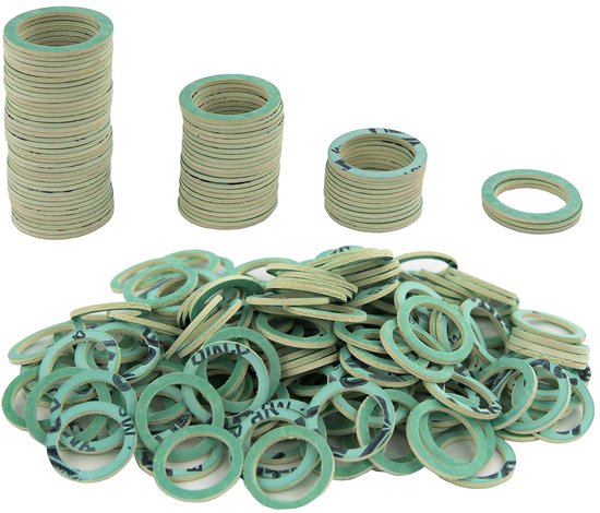 Afdichtingsset Platte Afdichtingen - O-ringen Set - Waterleidingen Afwerken - HTB DIN Goedgekeurd - 100 stuks - Zwart — afbeelding 4