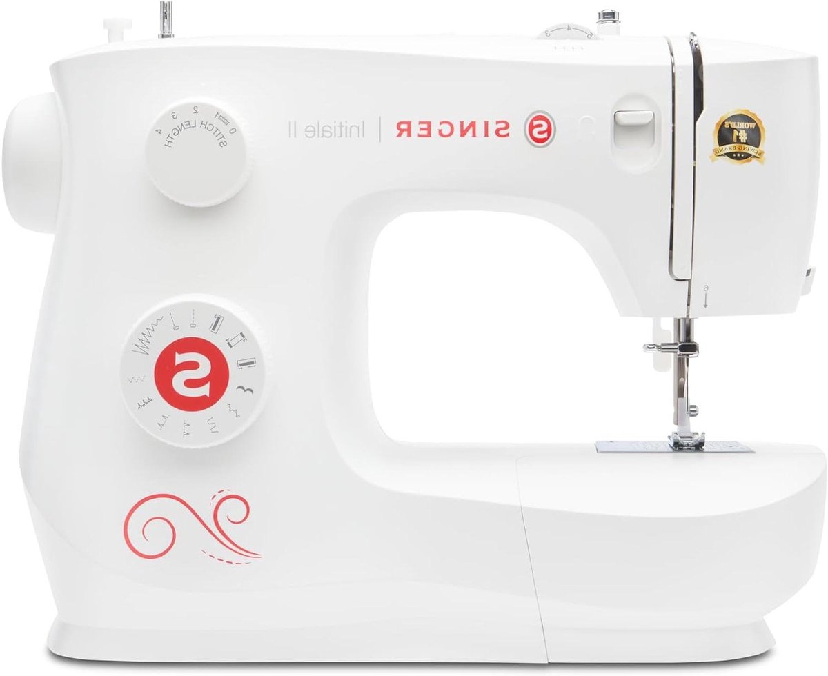 Naaimachine Initiale II - Naaimachine - Kleding Maken - Automatisch Knoopsgat - 18 x 31 x 22 cm - Wit