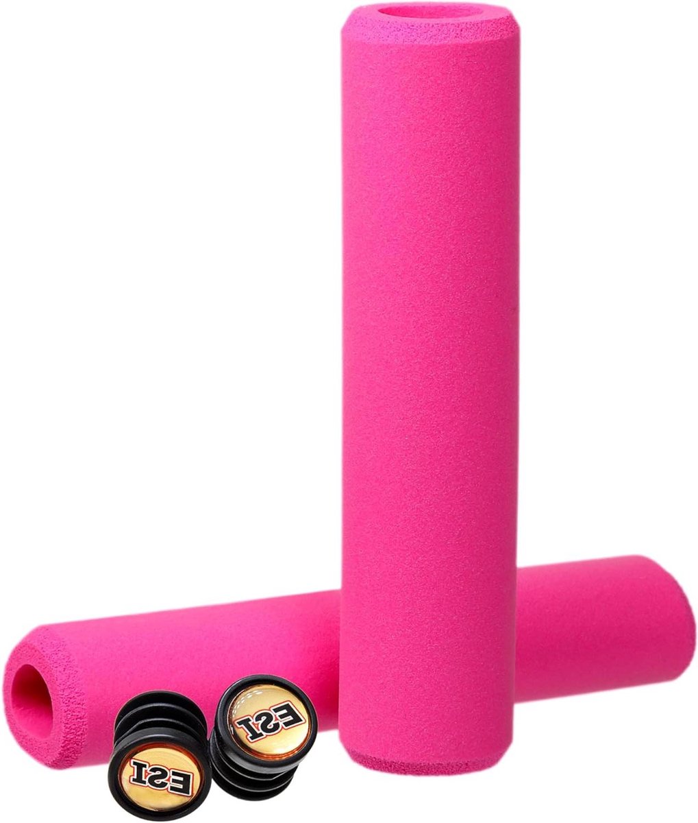 MTB Handvatten - Fietsgrepen Fietshandvatten - Comfortabel Fietsen - Maximale Schokabsorptie - 34 mm Diameter - Roze