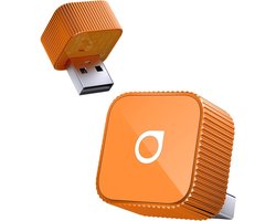 Car Adapter - USB Hub - Opladen Onderweg - Compact Design - 2.07 cm - Oranje