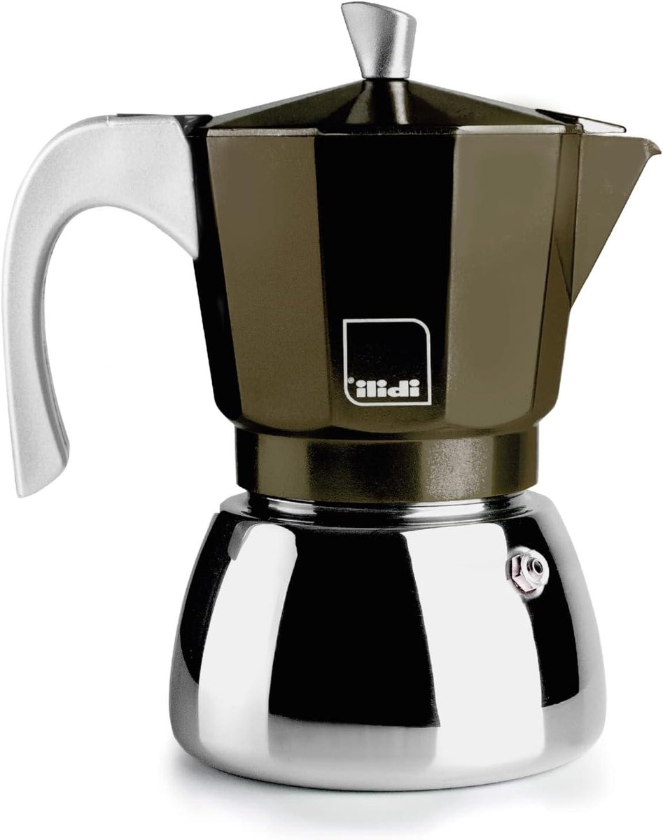 Espressomachine - Koffiezetapparaat Moka - Espresso Zetten - Voor Alle Warmtebronnen - 150 ml - Zilver