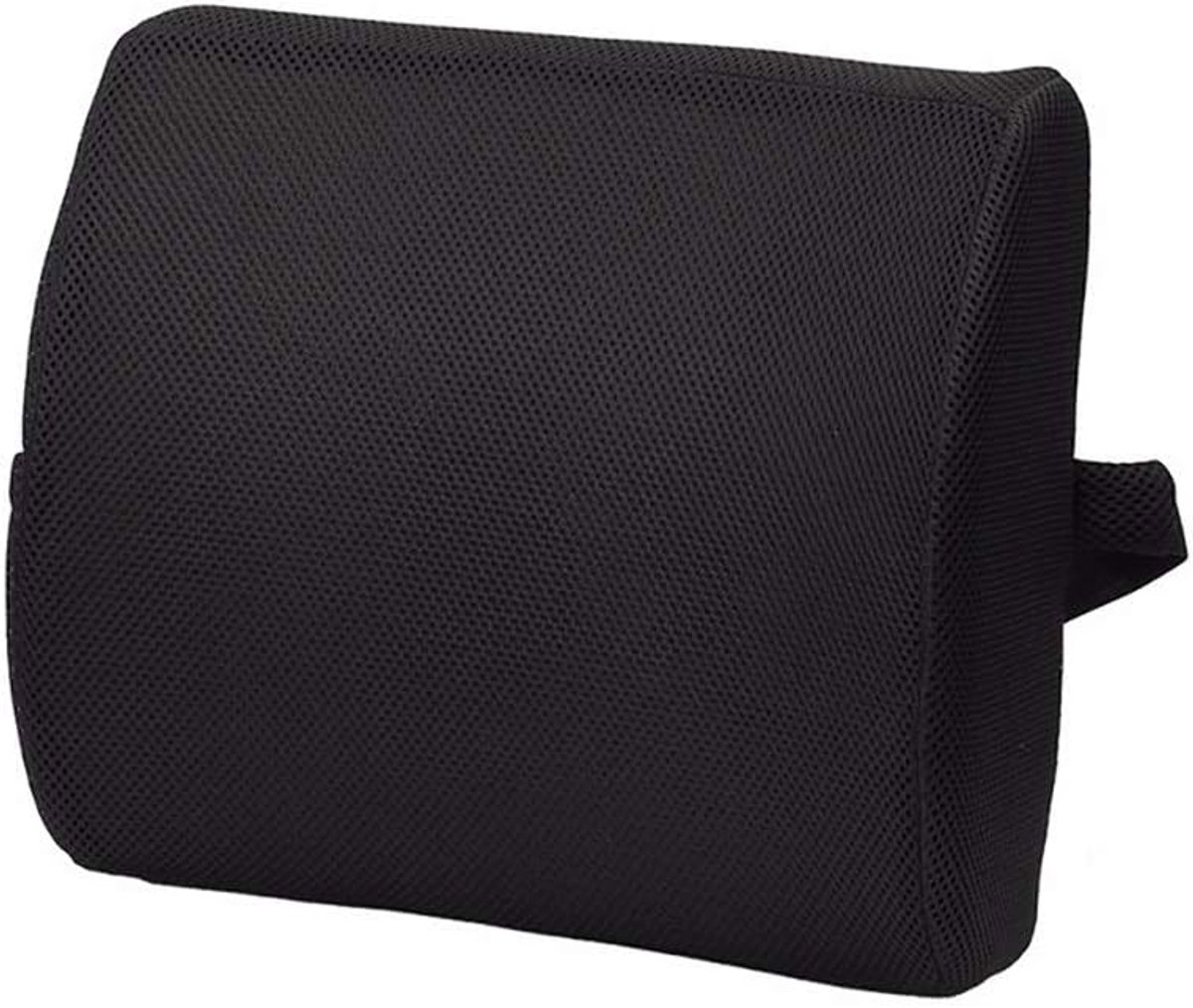 Foam Lendenkussen Steun onderin de rug kussen for Car Seat Office Chair Taille Kussen Massage Kussen Car Styling (Color : Black)