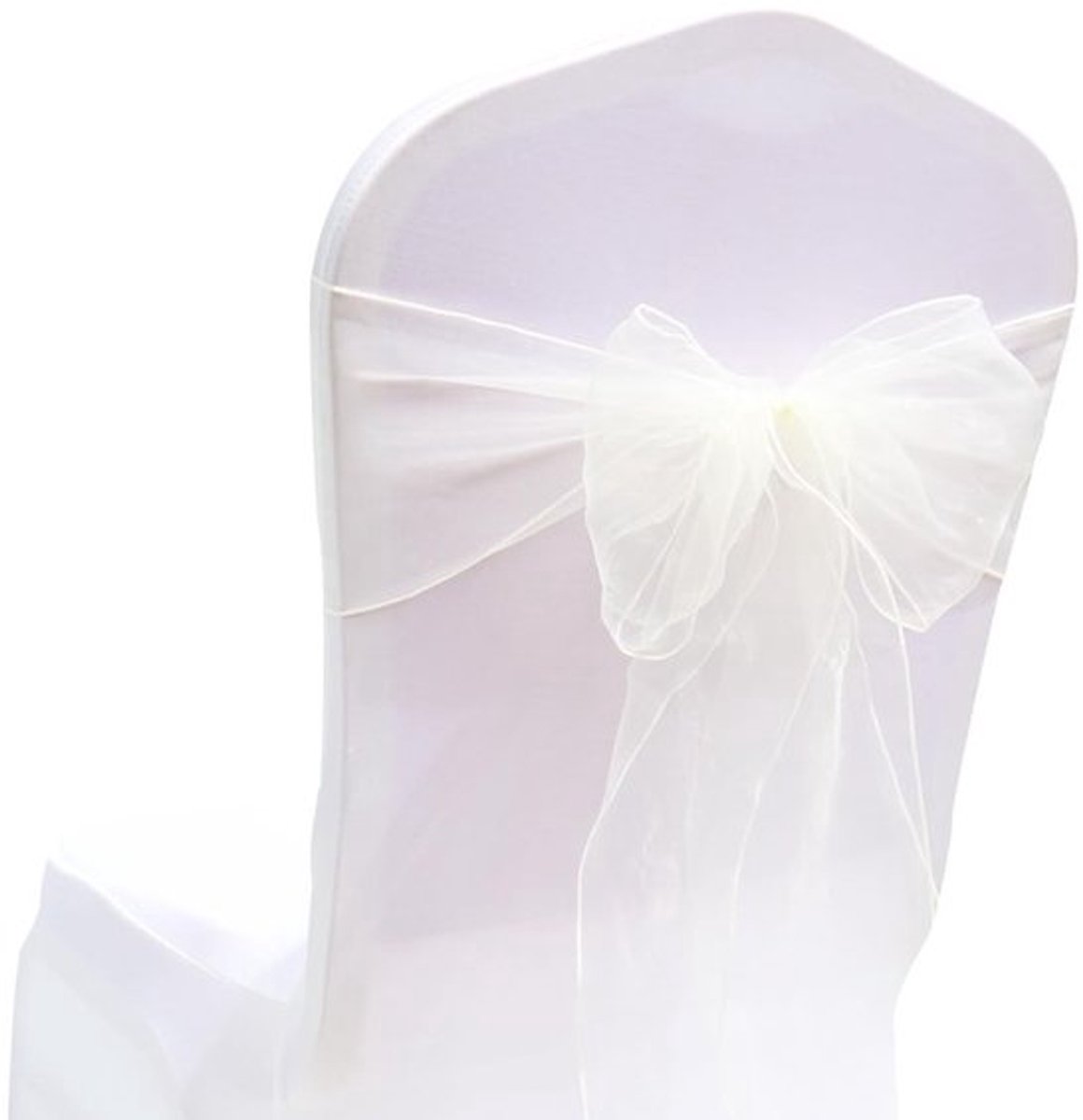 Store_7 - Organza stoelhoes - Decoratie voor bruiloften - Beige - 10