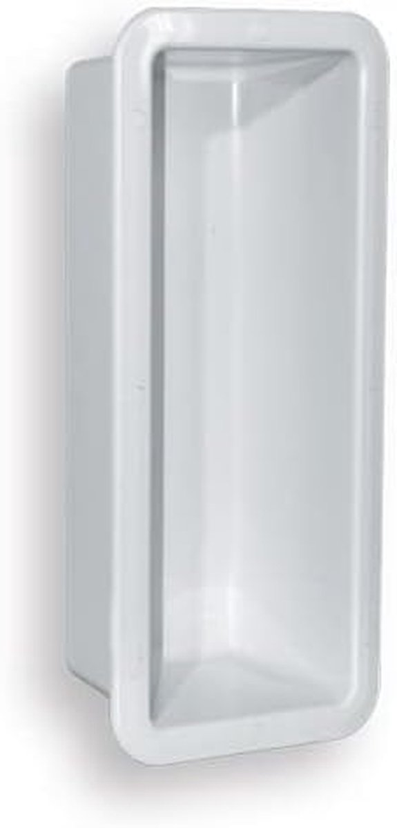 Nis Deur - Brandblusser Kast - Veiligheid Thuis - Bedrukt Kunststof - 470 x 200 mm - Wit