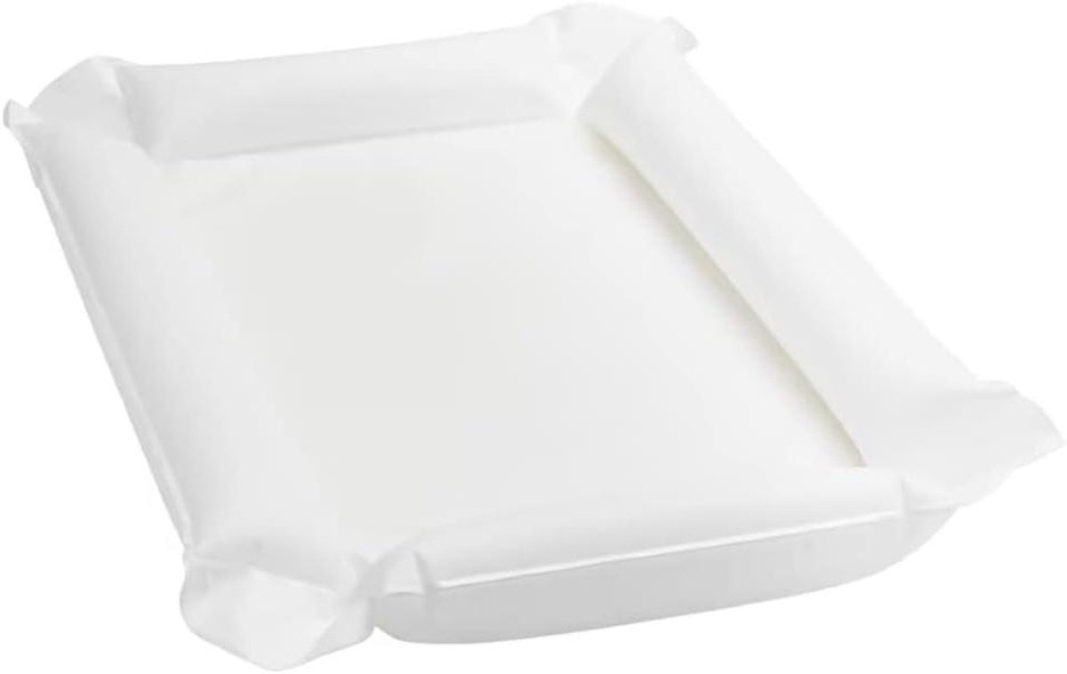 Aankleedmat - Baby verschoningsmat - Baby verzorging - Hoge kwaliteit schuim - 53 x 80 cm - Wit