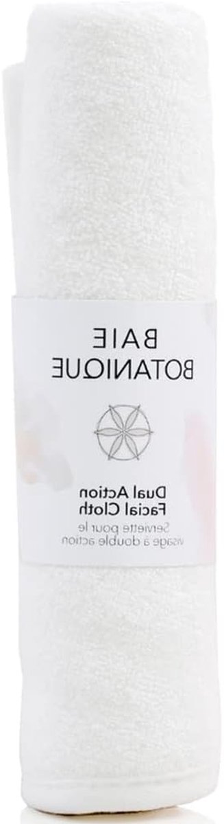 Gezichtsdoek Dubbele Actie - Make-up Remover - Huid Reinigen - Zacht Katoen Bamboe - 15 cm - Natuurlijk