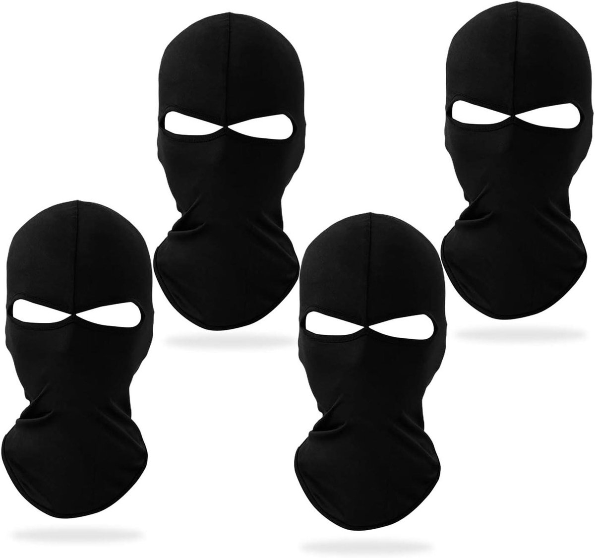 Ski Masker - Gezichtsmuts - Buitenactiviteiten - Ademend - 4 Stuks - Multicolor