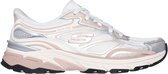 Skechers STAMINA SPORT Dames Instappers - Zilver / Wit / Roze