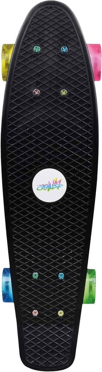 Skateboard Fun Neon Skateboard met LED wielen Trucs en ritten Wielen met LED licht
