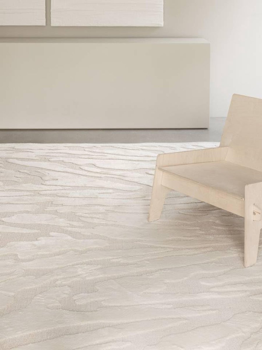 Sierra, Vloerkleed, Moderne, 200 x 300 cm, Rechthoekig, Middelpolig, Alleen chemisch reinigen, oeko_tex_100, Crème wit