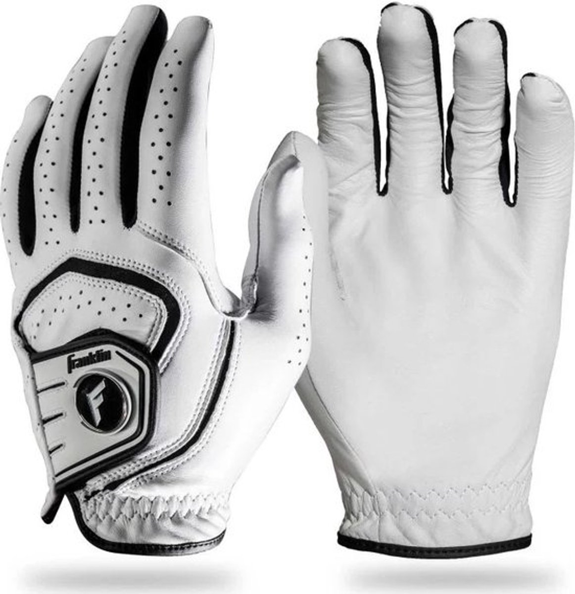 Franklin Cabretta Golf handschoen / glove - wit - links - maat XL