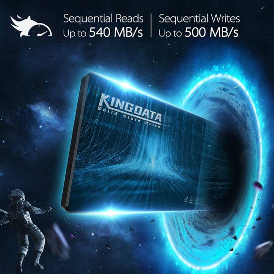 Interne SSD Schijf - Solid State Drive Harde Schijf - Computer Versnellen - 3D NAND Technologie - 120GB - Zilver — afbeelding 3