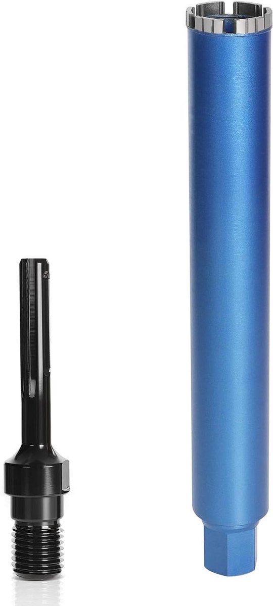 Diamantboorkroon - Kernboor Betonboor - Precisieboren - Turbo Segmenten - 68mm x 460mm - Blauw