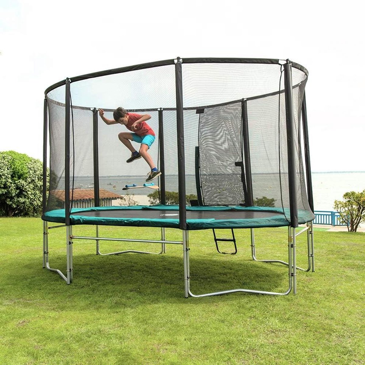Trampoline Skateboard Trampoline Board Trampoline Tricks Speciaal Ontworpen 5 Centimeter Wielen Natuurlijk