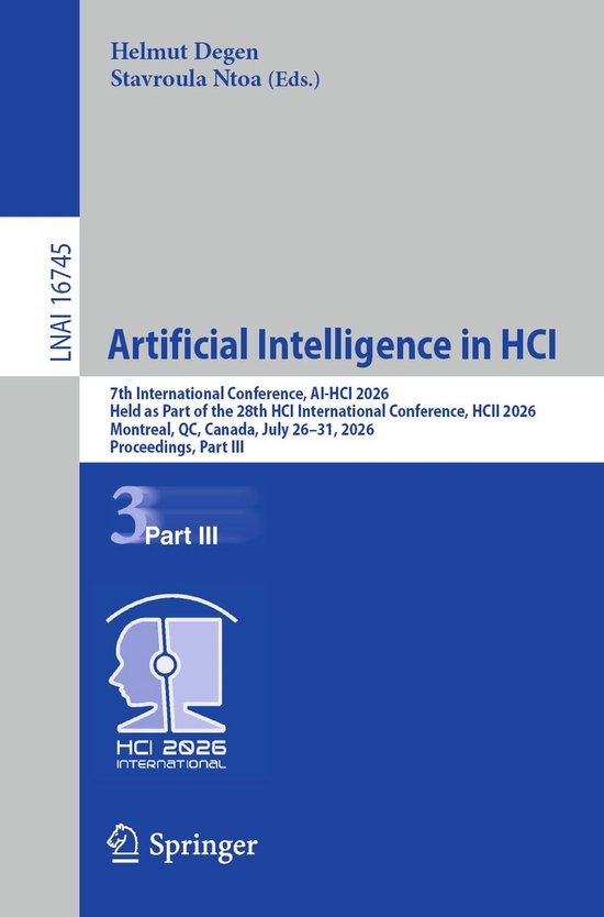 Springer Nature Proceedings Computer Science 3 - Artificial  ... - cover