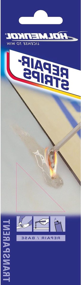 Skiservice Set: 5 Transparante Reparatiestrips voor Vloerschade