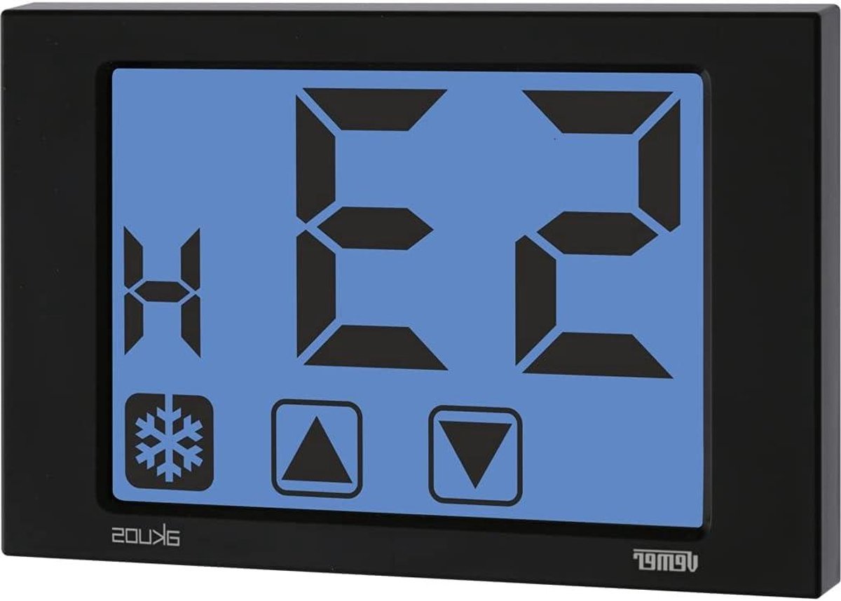 Hygrostaat - Vochtigheidsregelaar - Luchtvochtigheid Regelen - Touchscreen Display - 230 V - Zwart
