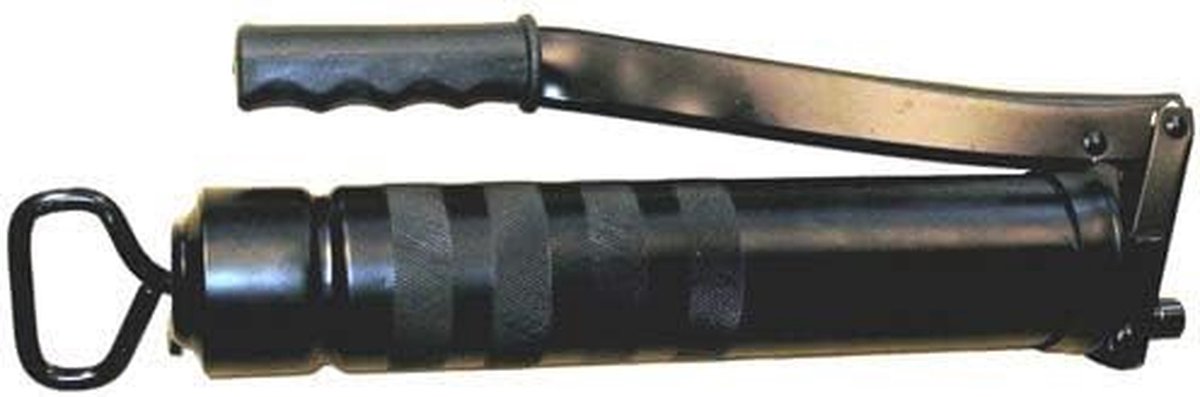Vetspuit met Hendel - Vetpers Handmatig - Onderhoud Machines - Robuuste Stalen Behuizing - 600 g Cartridge - Zilver
