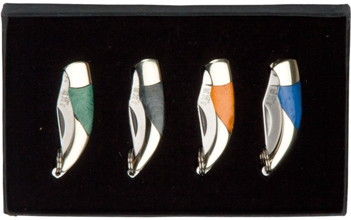 JKR sleutelhanger zakmessen set 4 stuks nr. 194