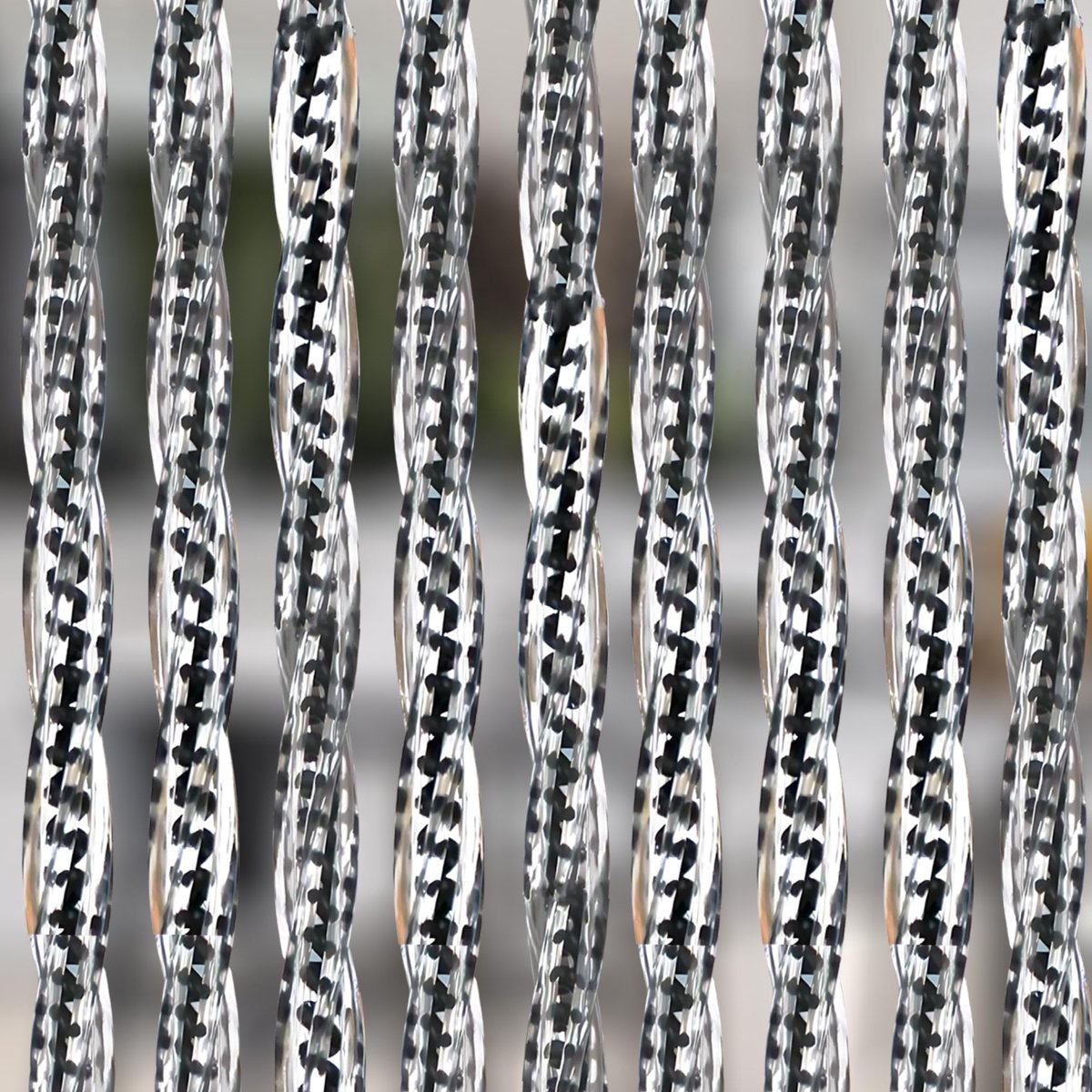 Vliegengordijn Orchidea – verschillende maten en kleuren, balkondeur vliegennet, luxe insectenbescherming, zwart, 100 x 220 cm