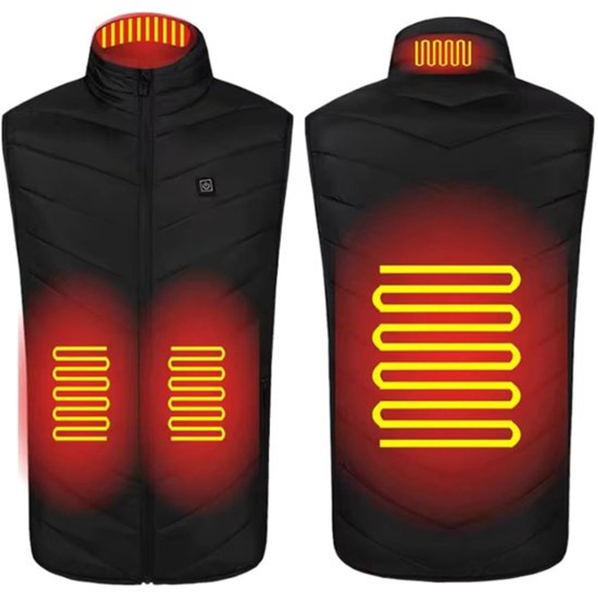 Allecto Thermische bodywarmer Verwarmd vest Winddicht en Niet Beschikbaar