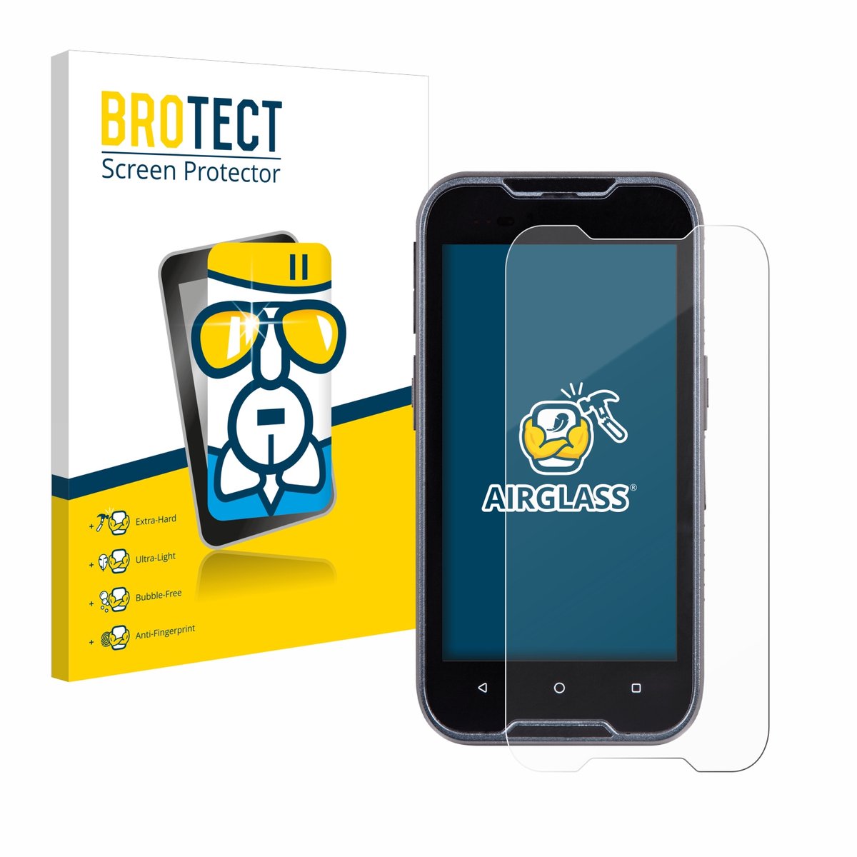 Screenprotector voor Datalogic Memor 11 Beschermglas transparant