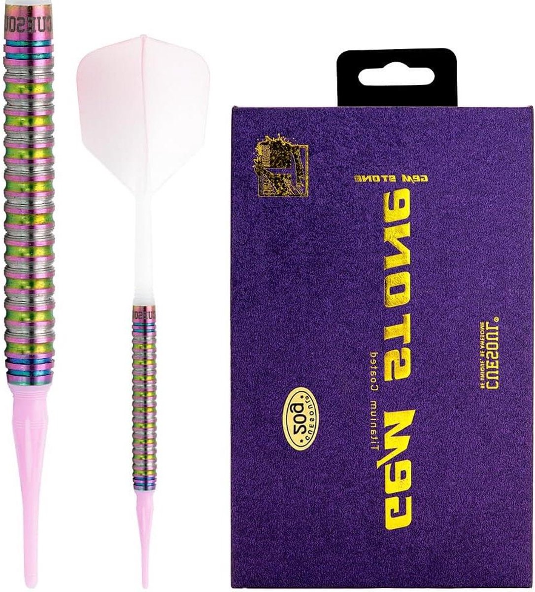 Dart Set Zachte Tip - Dartpijlen Set - Precisie Werpen - Titanium Gecoat Vat - 20g - Roze