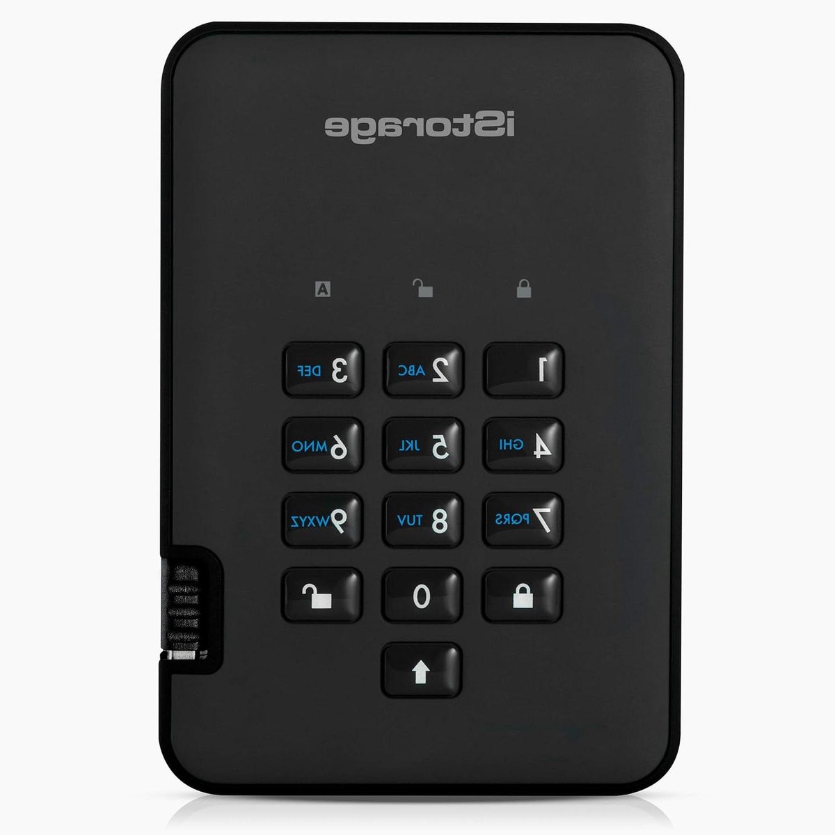 Draagbare Externe Harde Schijf - Beveiligde Schijf - Persoonlijke Data Opslag - Hardware Versleuteling - 500 GB - Zwart