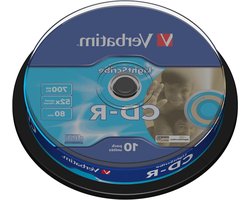 CD-R Lege Schijven - CD-R Media - Data Opslag - LightScribe Etikettering - 700 MB - Zilver