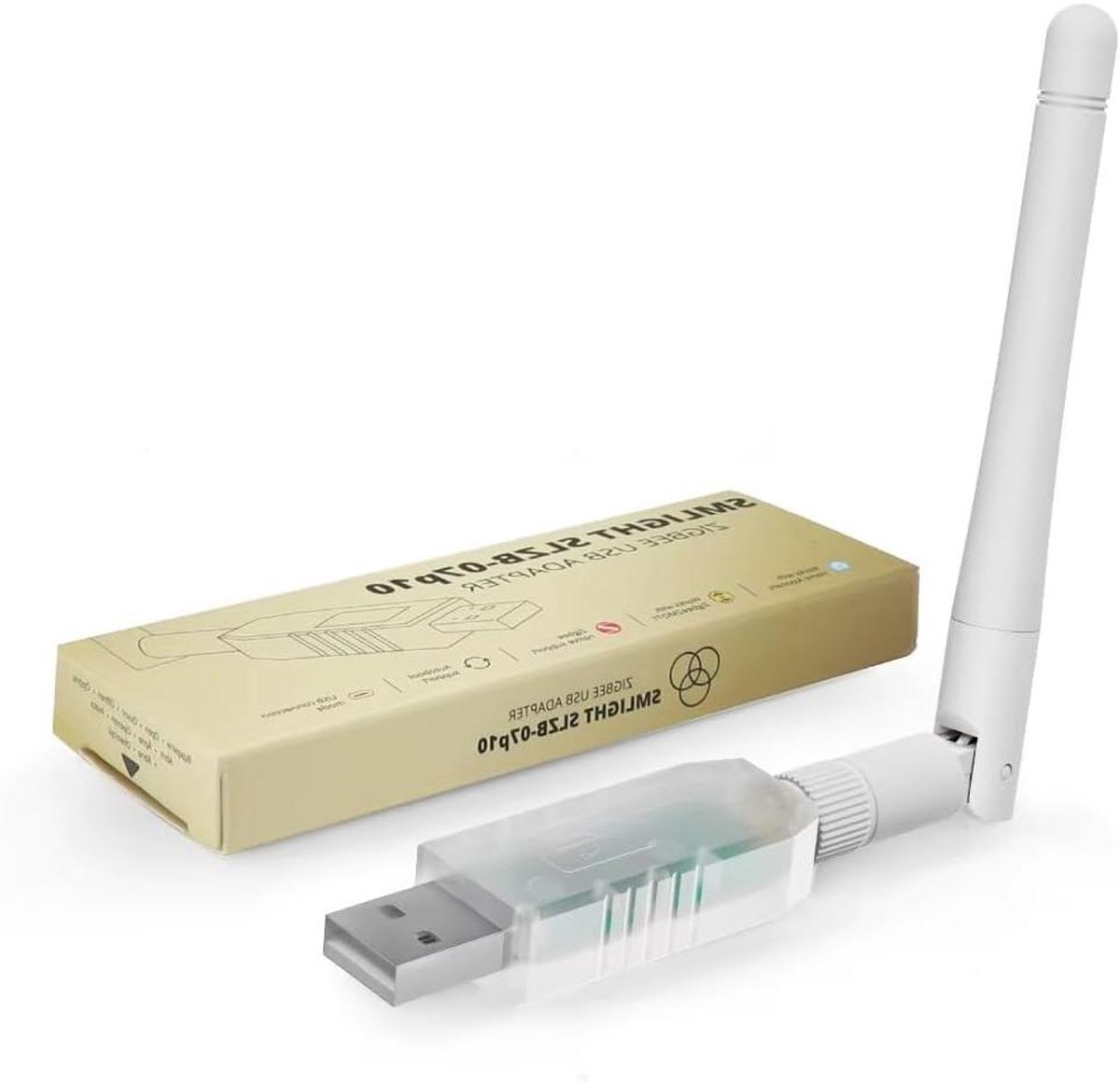 Zigbee USB Stick - Dongle Coördinator - Domotica Instellen - Met 3 dB Antenne - 2 stuks - Zwart